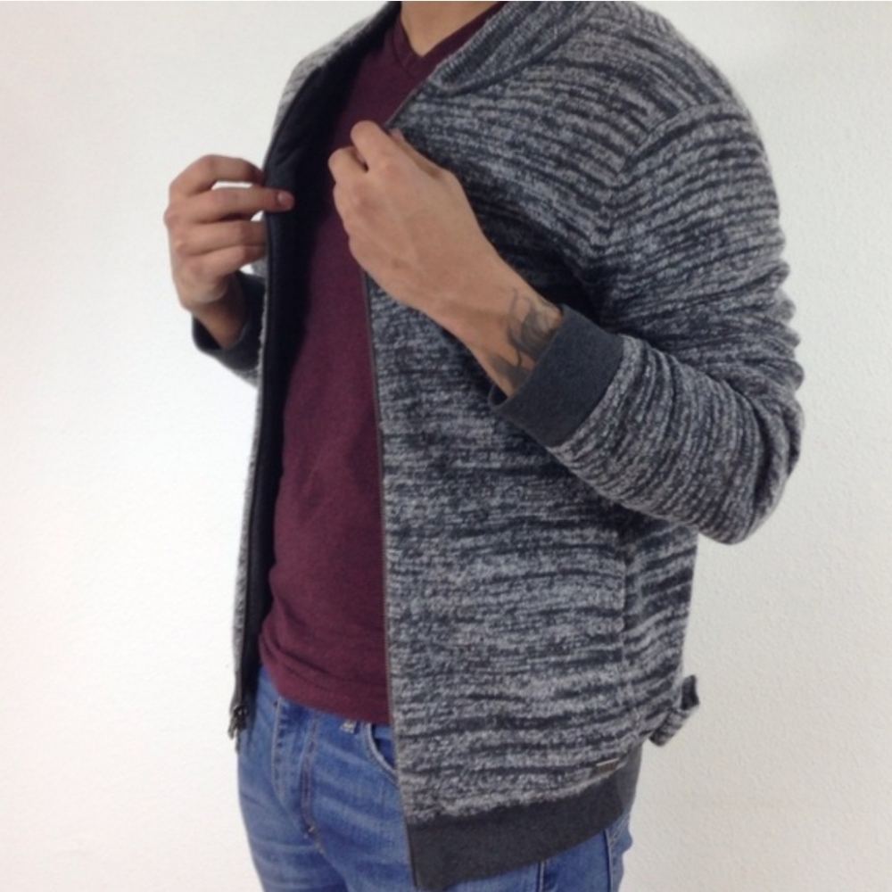 Armani Exchange Reversible Charcoal Men's Jacket Small
